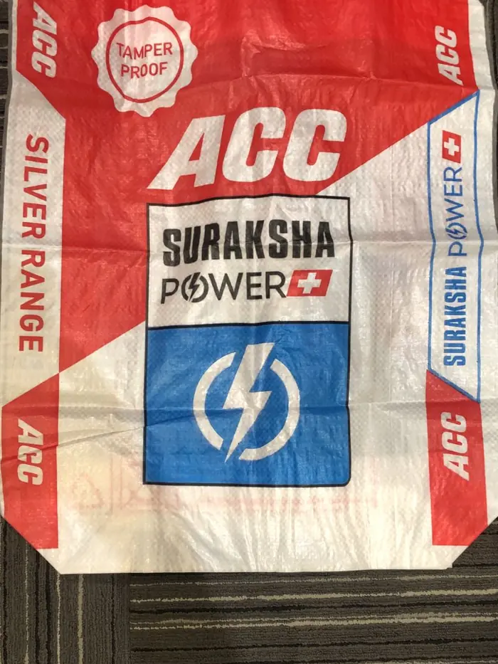 Cement bag made by Baheti Group