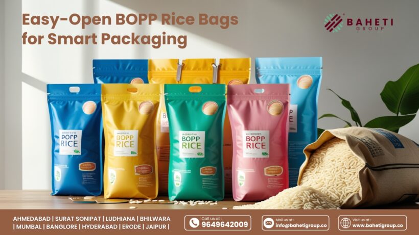 Easy-Open BOPP Rice Bags for Smart Packaging
