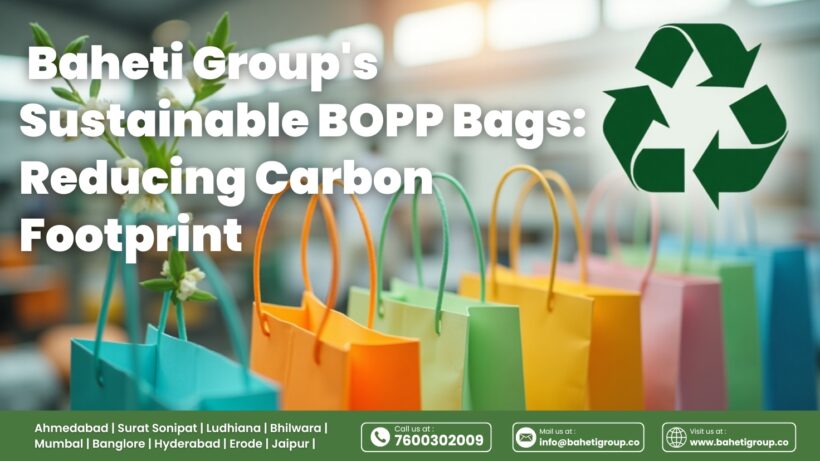 Baheti Group's Sustainable BOPP Bags: Reducing Carbon Footprint
